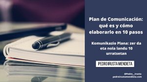 Komunikazio Plana: zer da eta nola landu 10 urratsetan
